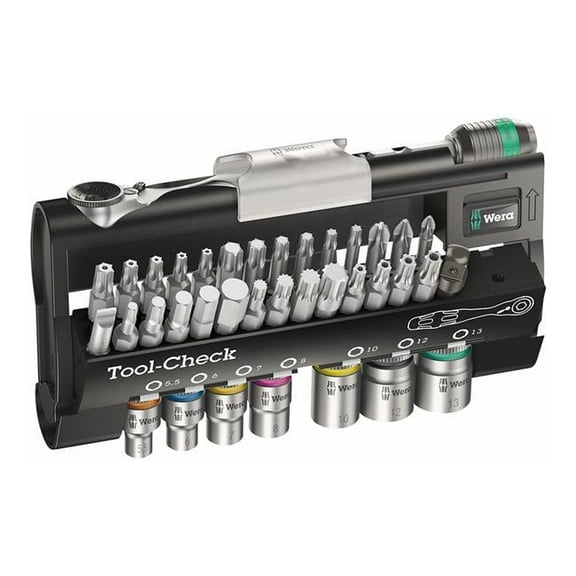 Wera 05200995001 Tool Check Automotive Bits Assortment with Ratchet & Sockets