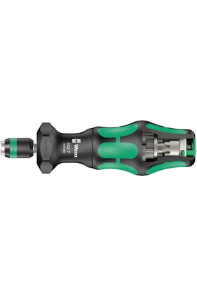 05057480001 Ratcheting TURBO Screwdriver Handle w/ Rapidaptor 1/4 Bit Holder