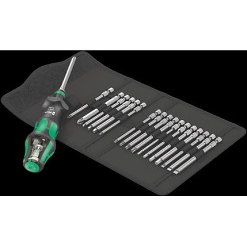 Wera 057483 Kraftform Kompakt Turbo SAE Set, 19 Pieces