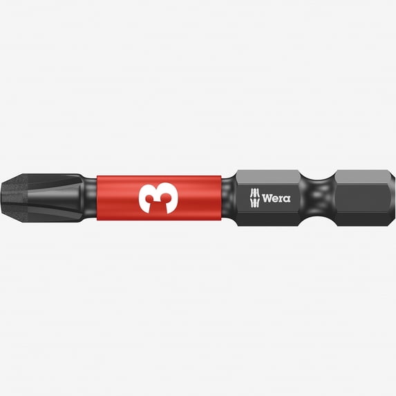 Wera 057657 #3 x 50mm Phillips Impaktor Diamond Coated Power Bit