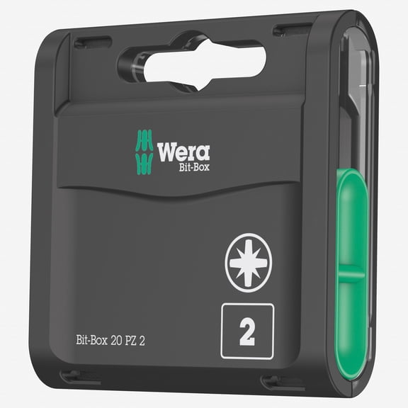Wera 057760 Bit-Box 20 PZ Pozidriv #2