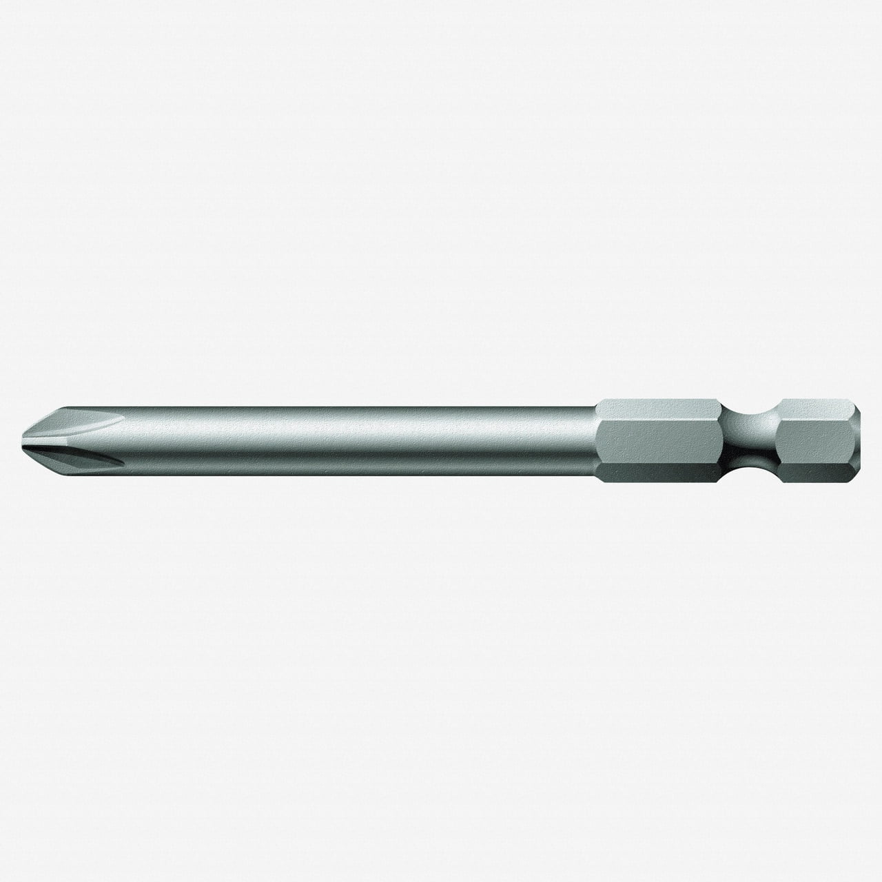Wera 851/4 TZ Phillips PH2 Screwdriver Bit | 1/4" Drive, 50mm Long For Sheet Metal & General Use