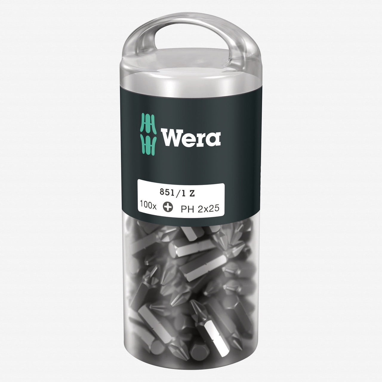 Wera Diamond Coated Screwdriver Bits PH2 - 5 Pack Of Professional Grade Bits