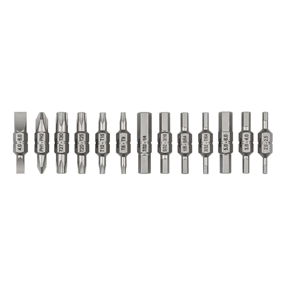 Wiha 13 Piece Double End Bit Reload Set