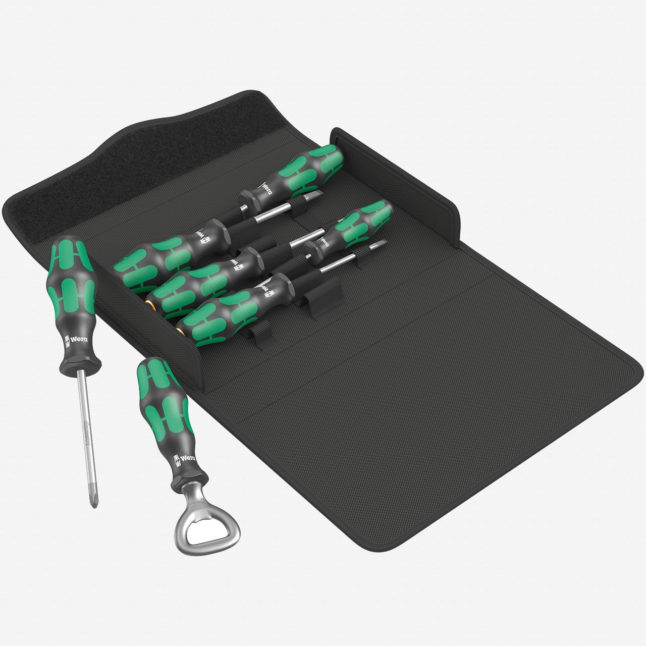 Wera 105624 Kraftform Plus 300/7 Screwdriver Set 2, PH/SL, 7 Pieces
