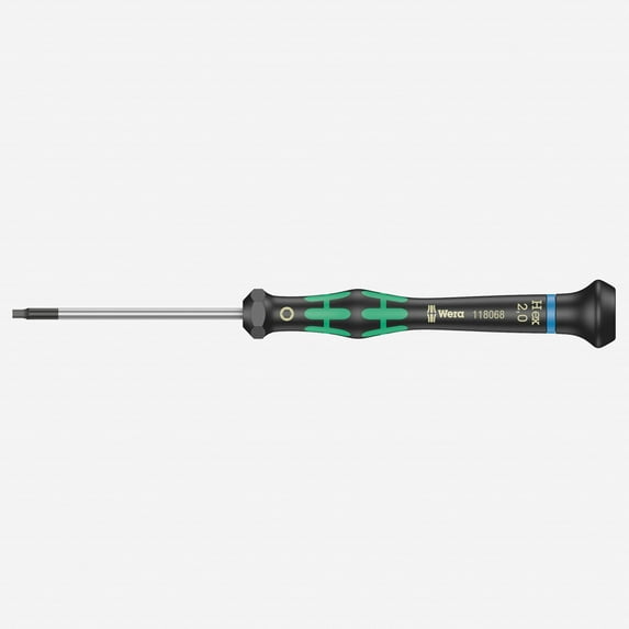 Wera 118068 2 x 60mm Kraftform Micro Hex Precision Screwdriver