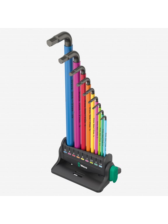 950/9 Hex-Plus Multicolor 3 L-Key Wrench Set - Metric