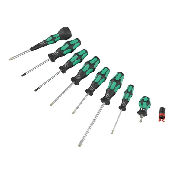 Wera 134028 Kraftform Ball-Grip Set 1, 9 Pieces, Limited Edition