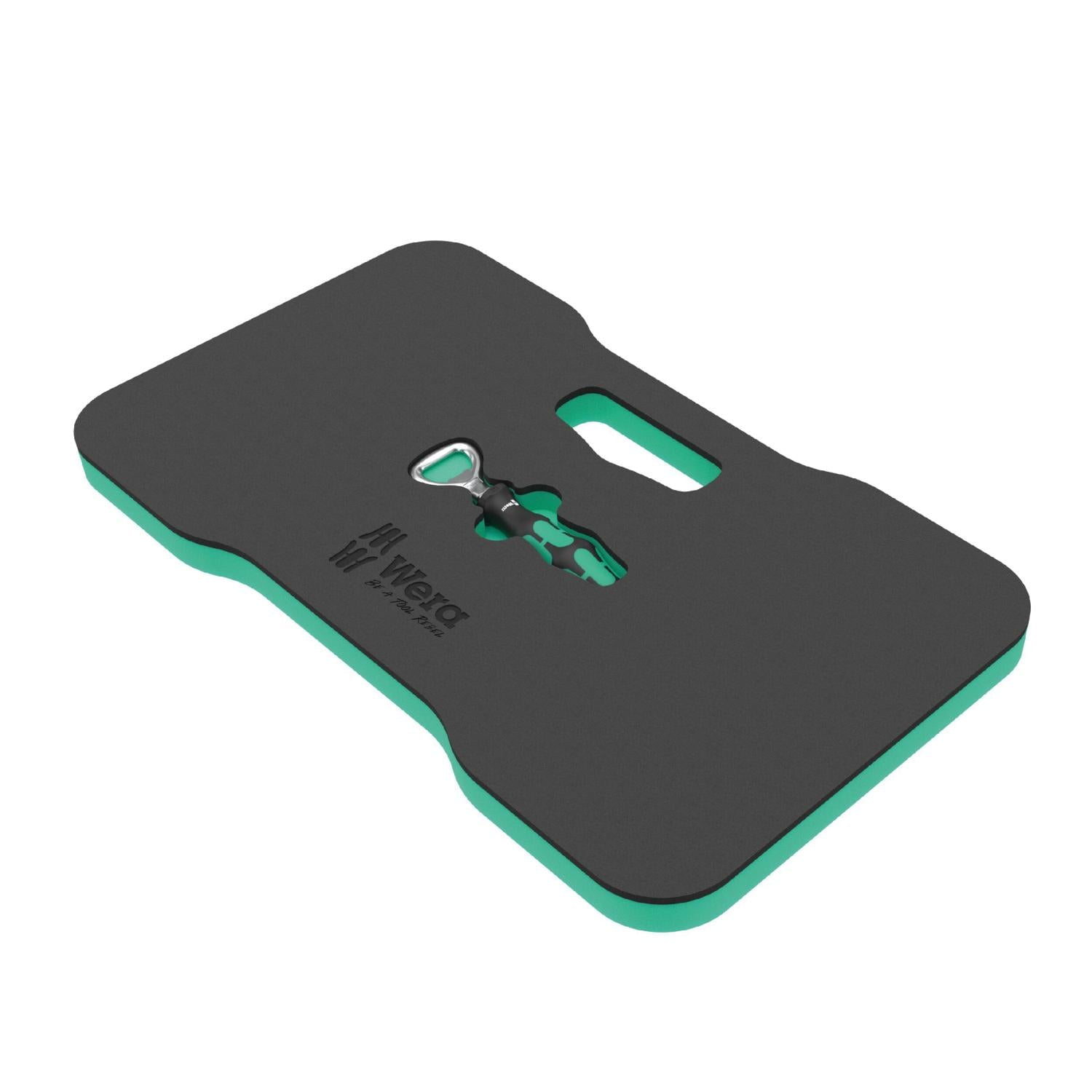 Wera 134545 Kneeling Pad + Bottle Opener, 2 Pieces, Limited Edition