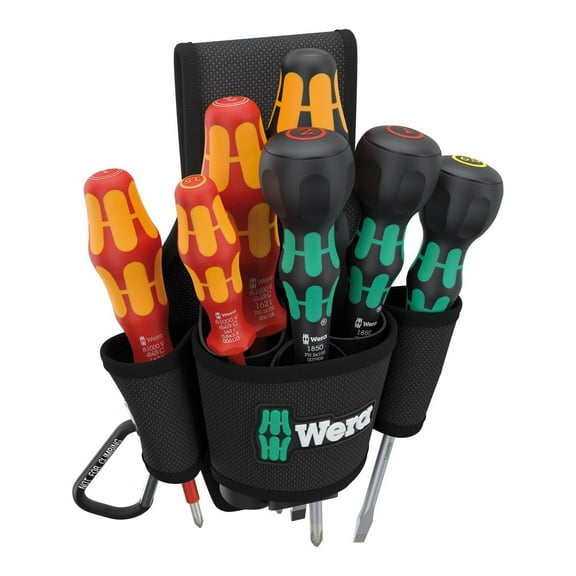 Wera 136033 Belt Pouch Set 2, 8 Pieces, Limited Edition