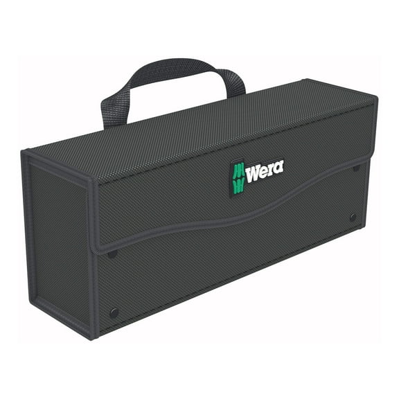 Wera 2go 4 Tool Quiver - Adjustable Partition Tote Bag for Screwdrivers & Tools with Hook & Loop Docking System - 05004353001