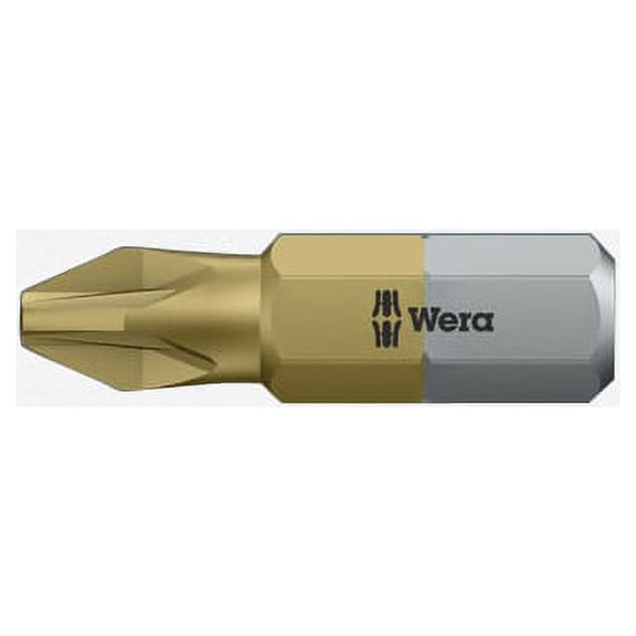 Wera 480221 Titanium-Nitride #1 x 25mm Pozidriv Bit