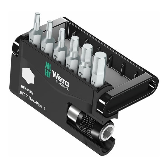 Wera - 5056168001 Tools 4013288033840 WERA Hex-Plus 8040-6 Check Sheet Metal Bit Set, MULTI