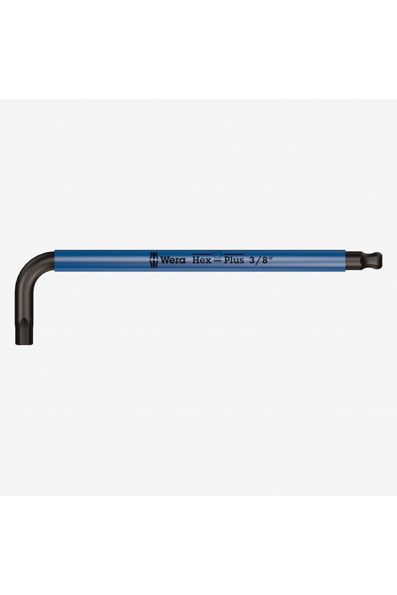 Plain L Key Hex Key, 3/8 in Tip Size, 8 in Long, 9 in Short 05022638001