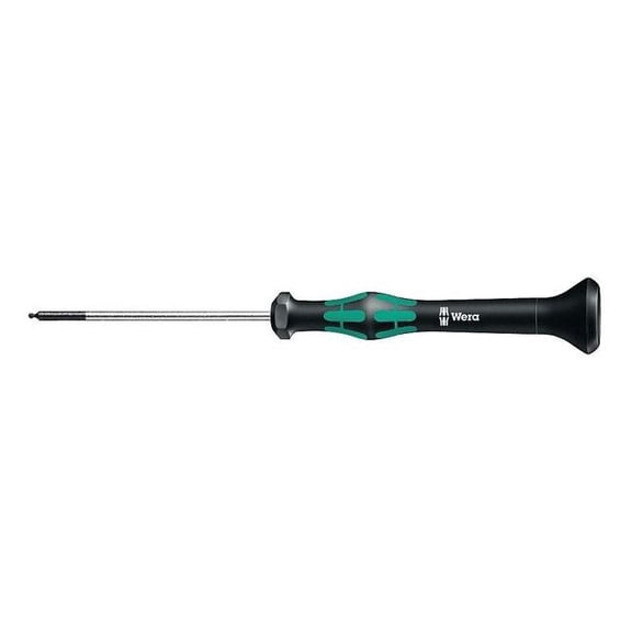 Wera General Purpose Ball End Hex Screwdriver 2.5 mm Round 05118094001