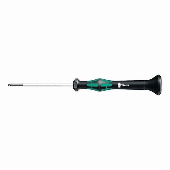Ball End Precision Hex Screwdriver 1.5 mm Round 05118090001