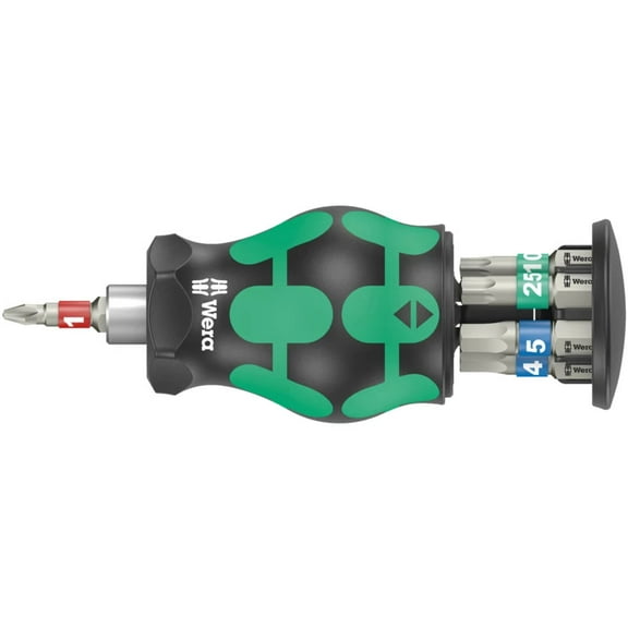 Wera 004179 Stubby Bicycle Set 11, Stainless Bits, 7 Pieces