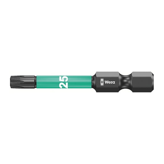 Wera Impaktor Torx TX# 25 x 50 mm Bit - 1/4″ Drive