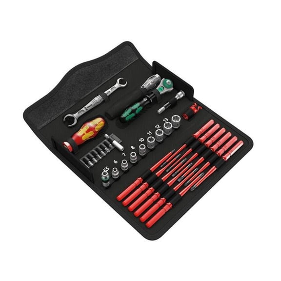 Wera - Kraftform Kompakt W1 Maintenance Set, 35 Piece