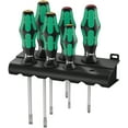 thumbnail image 1 of Wera Tools 6Pc Kraftform Plus Lasertip 334/6 Rack Screwdriver Set, 1 of 2