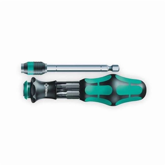 Wera Multi-Bit Screwdriver, NumBits 6 05051024001