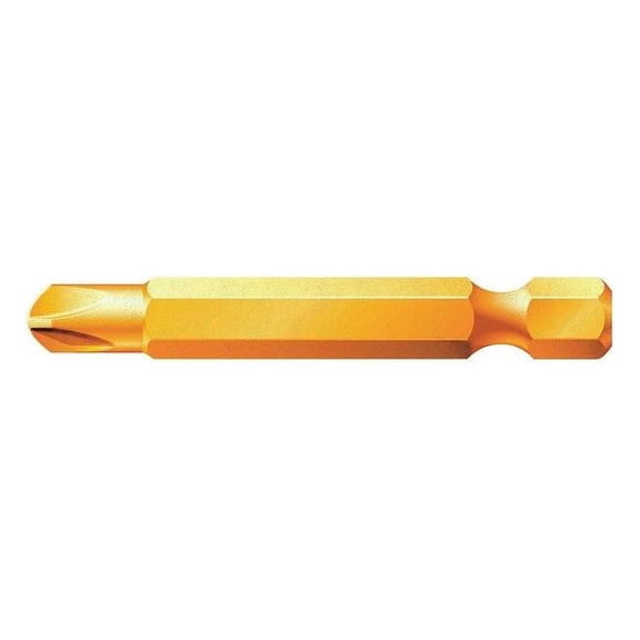 Wera Power Bit, Metric, 1/4", Hex, 8mm, 2", S2Steel 05066692001