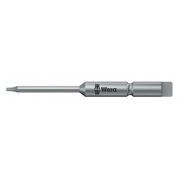 Wera Power Bit,SAE,4mm,Hios,T7,2-33/64",PK10 05345035001