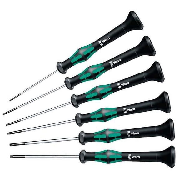Wera Precision Screwdriver Set,Torx(R),6 pcs. 05345277001