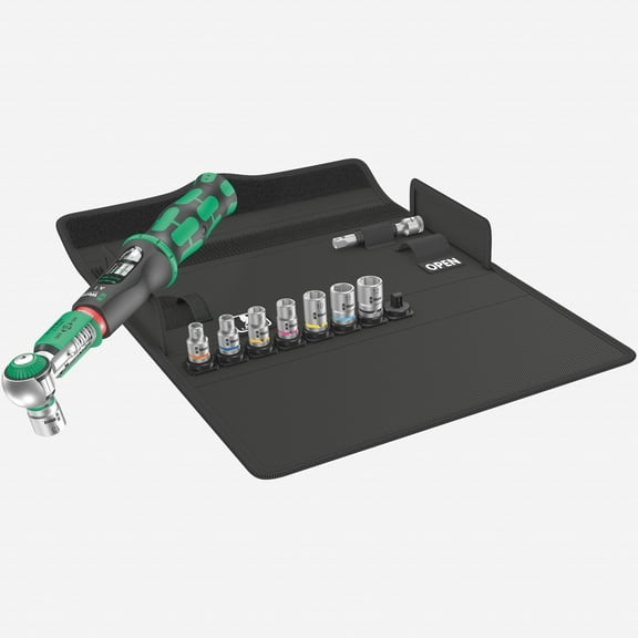 Wera Safe-Torque A 1 Torque Wrench Set 1 - 1/4" Square Head Drive, 2-12 Nm, 10Pieces