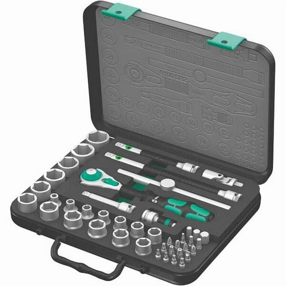 Wera 3/8" Drive Ratchet Set, Torx(R), Metric, 43 pcs 05003594001