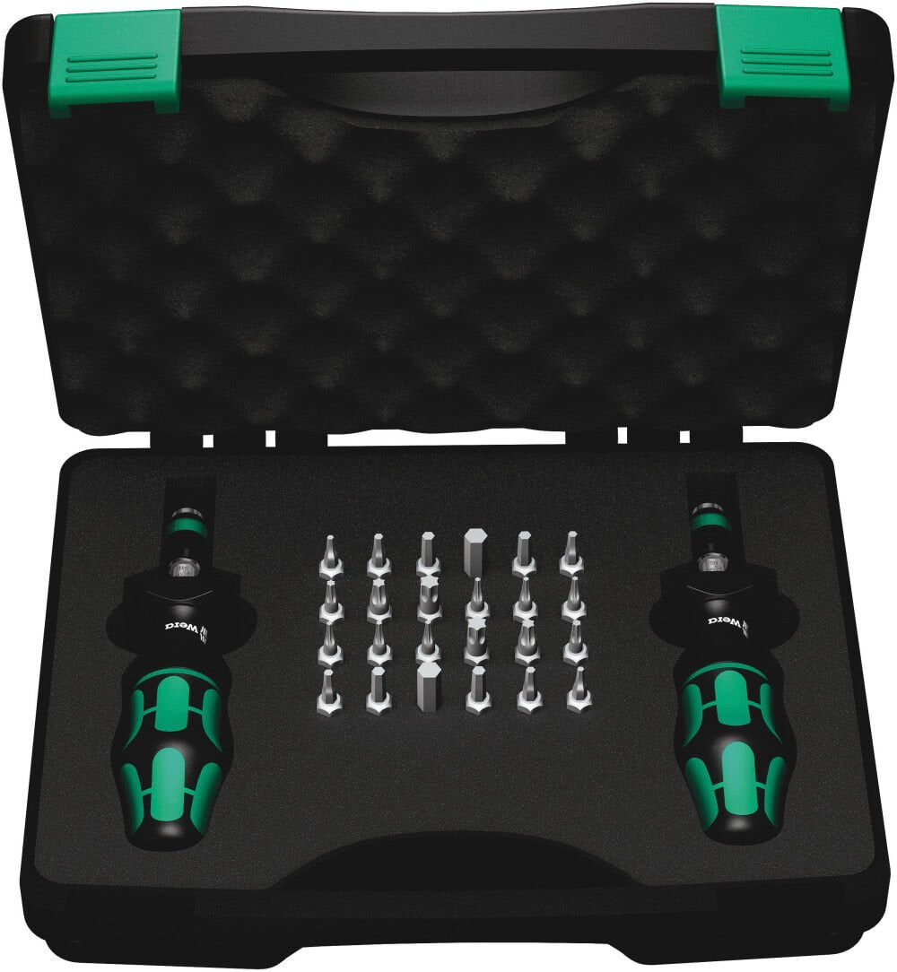 Wera Tools 0.3 - 3.0 Nm 7440/41 Kraftform Torque Screwdriver Set 7Pc