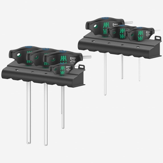 Wera 454/7 HF Set 1 screwdriver set T-handle screwdrivers Hex-Plus