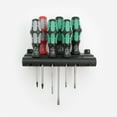 thumbnail image 1 of Wera 347778 Kraftform Plus Slotted/Phillips/Square Screwdriver Set + Rack, 1 of 2