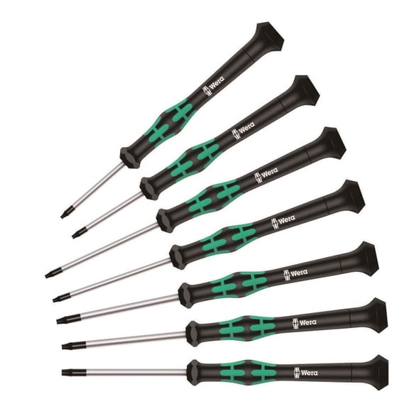 Wera Tools 2067/7 Kraftform Micro Precision Torx Hf Screwdriver Set