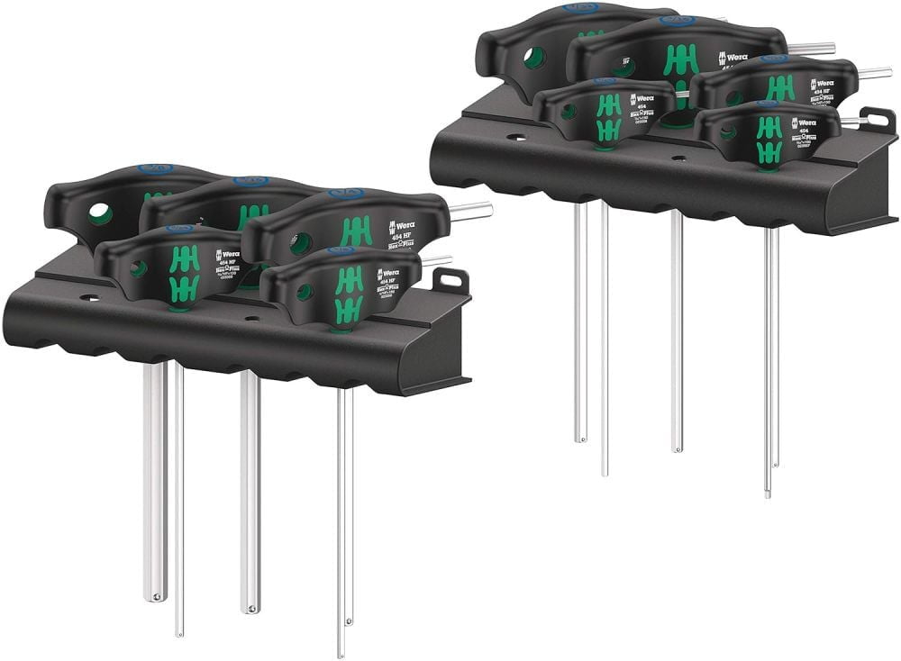 Wera Tools 454/10 Hf T-Handle Imperial 1 Hex-Plus Screwdriver Set 10Pc