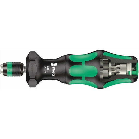 Wera Tools 826 T Kraftform Turbo Bit-Holding Screwdriver Handle With Chuck