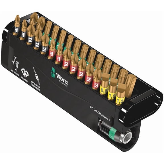 Wera Tools Bit-Check 30 Diamond 1 Bit Assortment30Pc