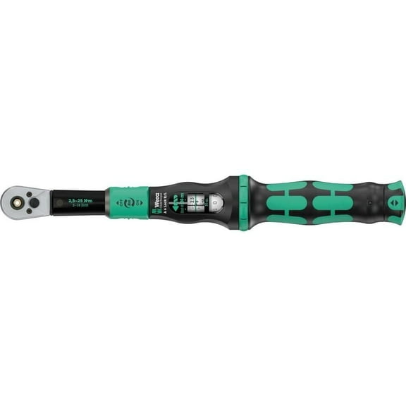 Wera Tools Click-Torque Lock A 6 R/l 2.5-25 Nm Adjustable Torque Wrench