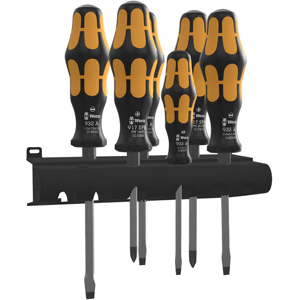 Wera Tools Kraftform 932/6 Chiseldriver And Rack Screwdriver Set