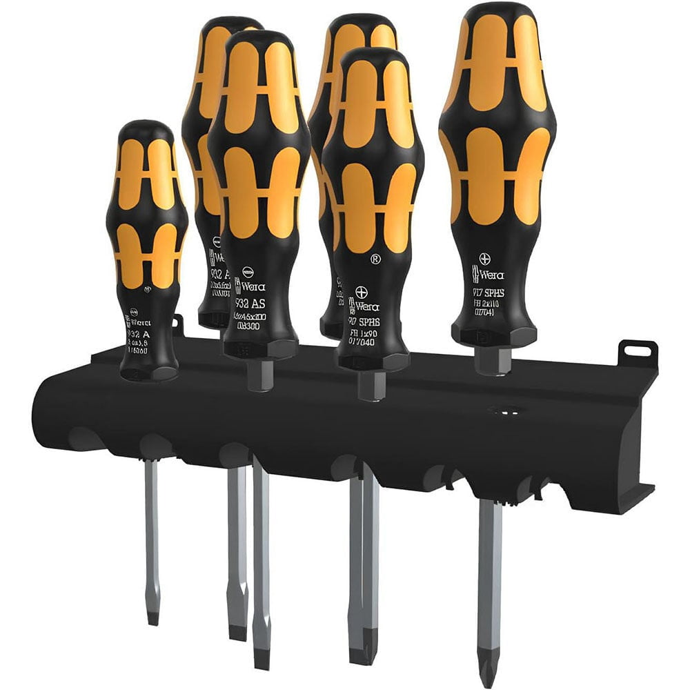 Wera Tools Kraftform 932 S/6 Chiseldriver And Rack Screwdriver Set