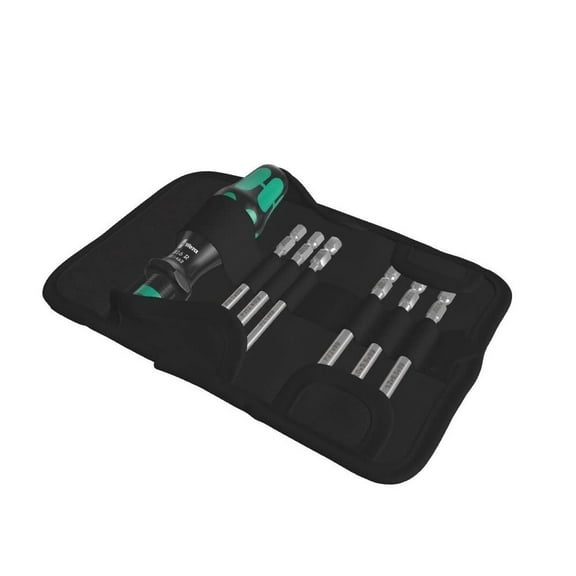 Wera Tools Kraftform Kompakt 40 Screwdriver With Bits 7Pc