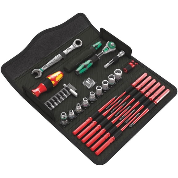 Wera Tools Kraftform Kompakt W Imperial 1 Compact Tool Set 35Pc