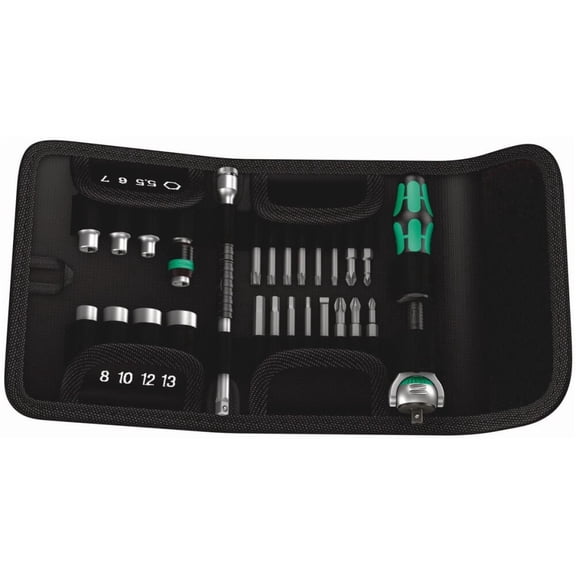 Wera Tools Kraftform Kompakt Zyklop Speed 26Pc Ratchet Set