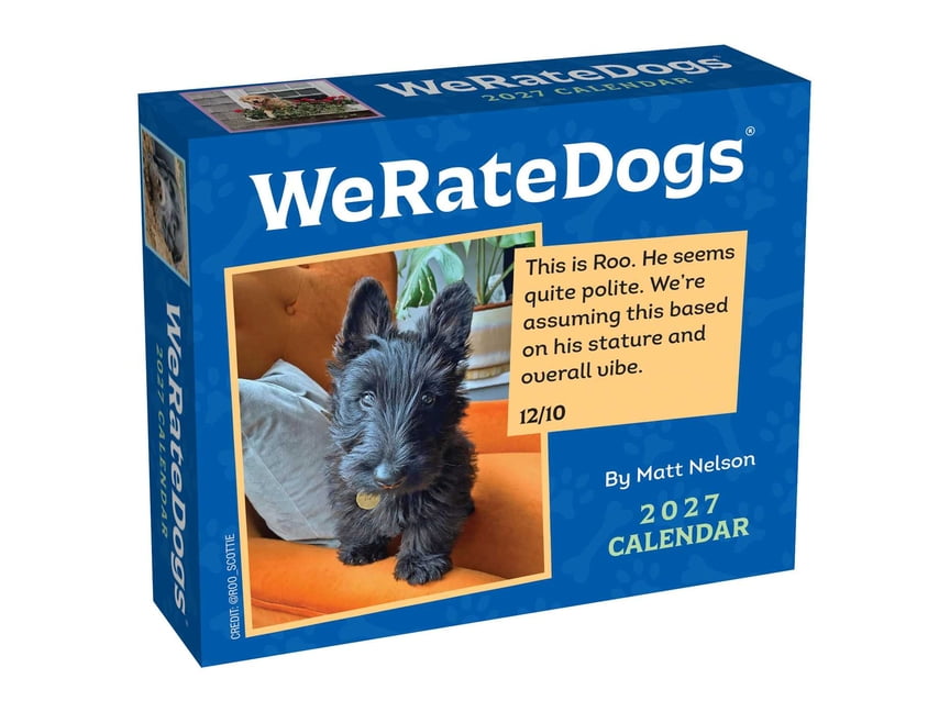 Weratedogs 2027 Day-To-Day Calendar, (Paperback)