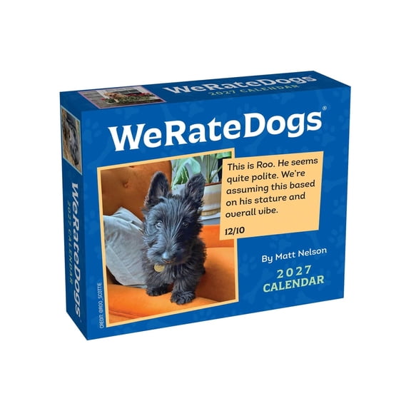 Weratedogs 2027 Day-To-Day Calendar, (Paperback)