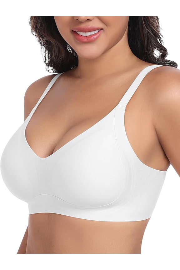 Bras for Women No Underwire Wireless Push Up Bra Seamless Full Coverage Comfortable Bralettes
