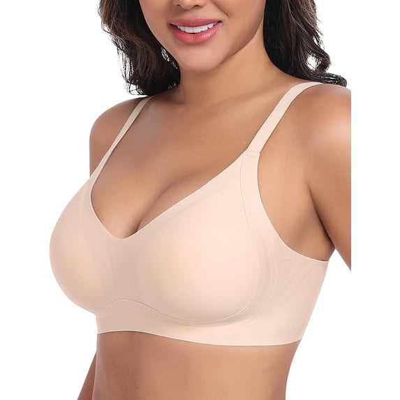 Werena Bras for Women No Underwire Wireless Push Up Bra Seamless Full Coverage Comfortable Bralettes