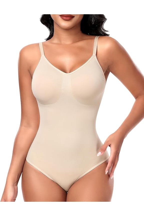 Shapewear Bodysuits for Women Full Body Tummy Control Shapewear Seamless Adjustable Snatched Body Shaper Tank Top