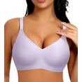 thumbnail image 1 of Werena V Neck Wireless Bras for Women No Underwire Seamless Bra Full Coverage No Wire Tshirt Bras, 1 of 7