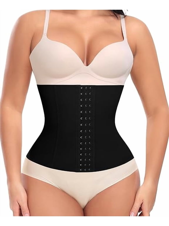 Waist Trainer for Women Corset Shapewear Tummy Control Waist Cincher Underbust Postpartum Girdle Body Shaper - 9.5 inch